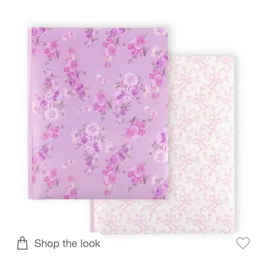 LoveShackFancy x Target Yoobi Happy Thoughts & Coquette Bow 2 Pack Folders